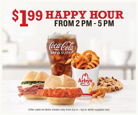 Arbys happy hour. Things To Know About Arbys happy hour. 